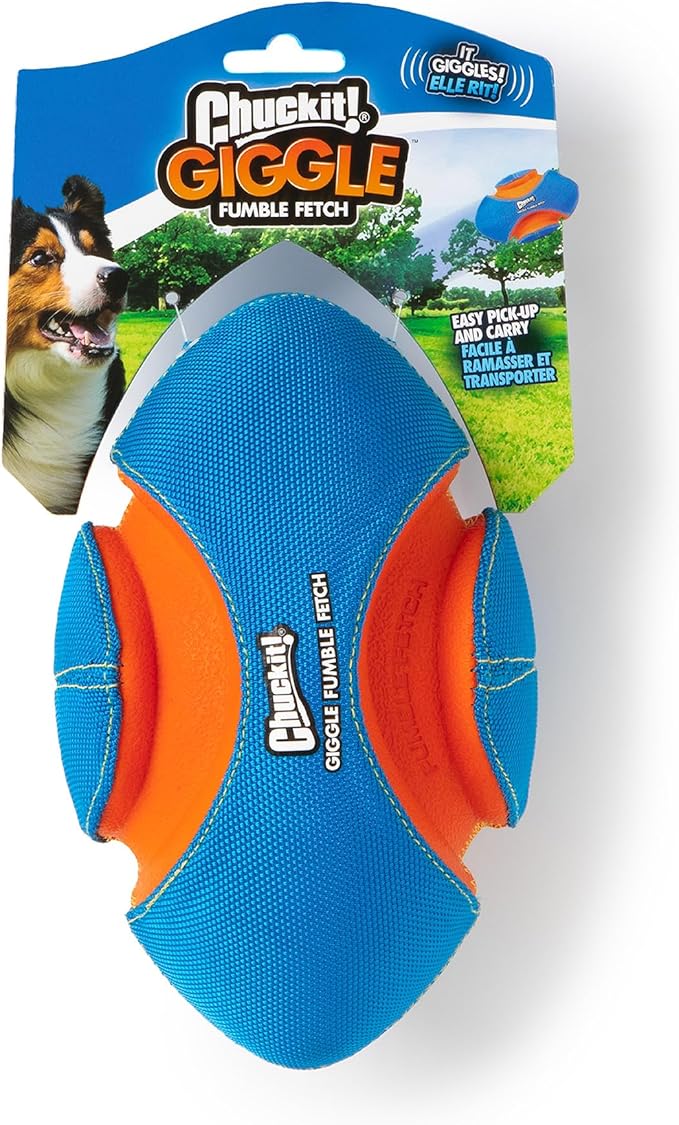 Chuck it giggle fumble fetch