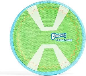 Chuckit paraflight max glow large frisbee disc dog toy