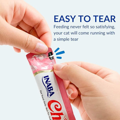 Churu salmon recipe cat treat tubes
