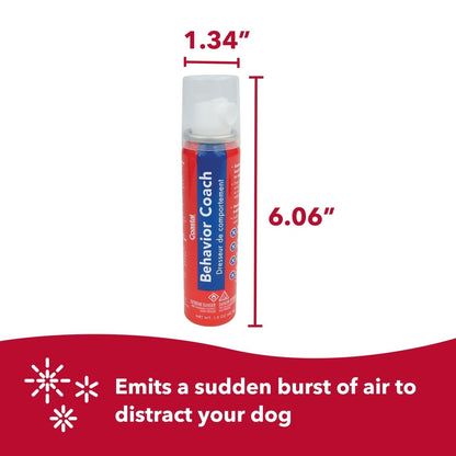 Coastal Pet Behavior Coach - Training Spray and Barking Control Device - Soft Air Horn for Dogs, Cats and Rabbits - 1.5 Oz - 076484015755