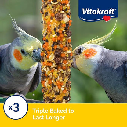 Crunch sticks apple and honey flavor 2 sticks treats for cockatiels