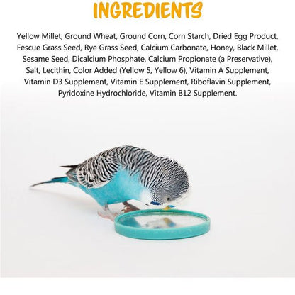 Crunch sticks egg and honey flavor 2 sticks parakeet treats