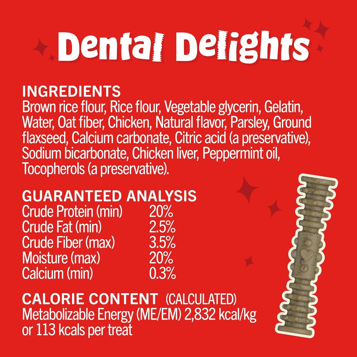 Dental delights fun and functional cleaning treats Stella and Chewy’s 4 in 1 large dental treats for dogs