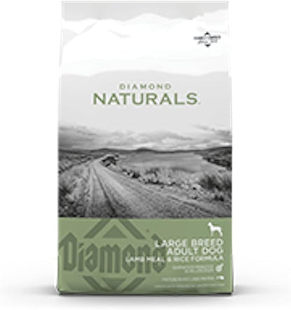 Diamond Naturals Large breed adult food lamb meal and rice formula 40lb