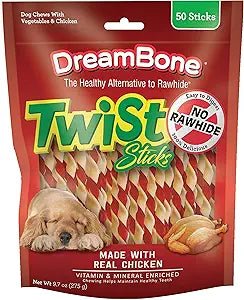 Dream Bone Twist Sticks 50 count 9.7 oz chicken