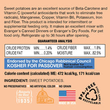 Evanger'S Grain - Free Sweet Potato For Dogs & Cats - 12.5 Oz Cans