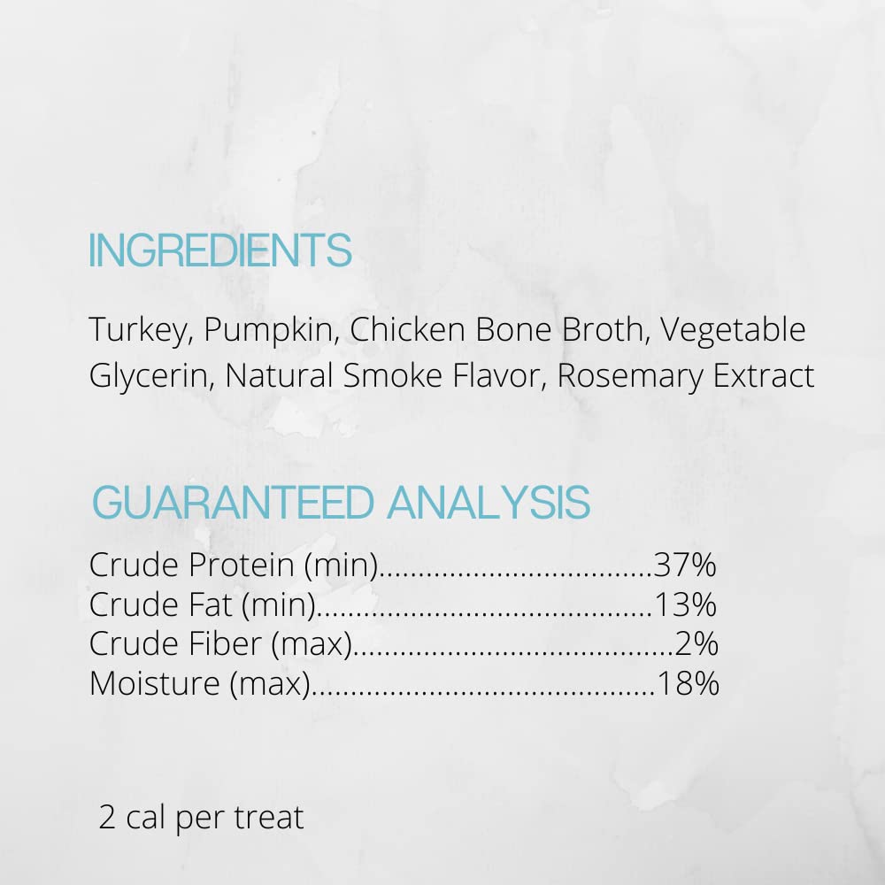 Farmland Traditions Tiny Loves Jerky Trainer Treats for Dogs w/Bone Broth (Turkey & Pumpkin, 6 oz.) - 884713001369