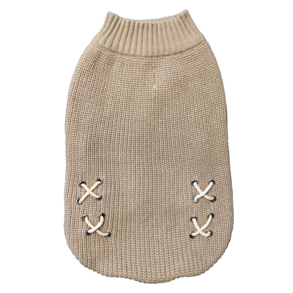 Fashion pet criss cross sweater medium