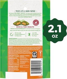 Feline greenies smartbites chicken flavor skin and fur health