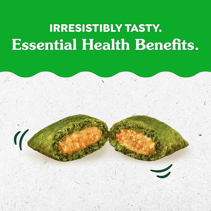 Feline greenies smartbites chicken flavor skin and fur health