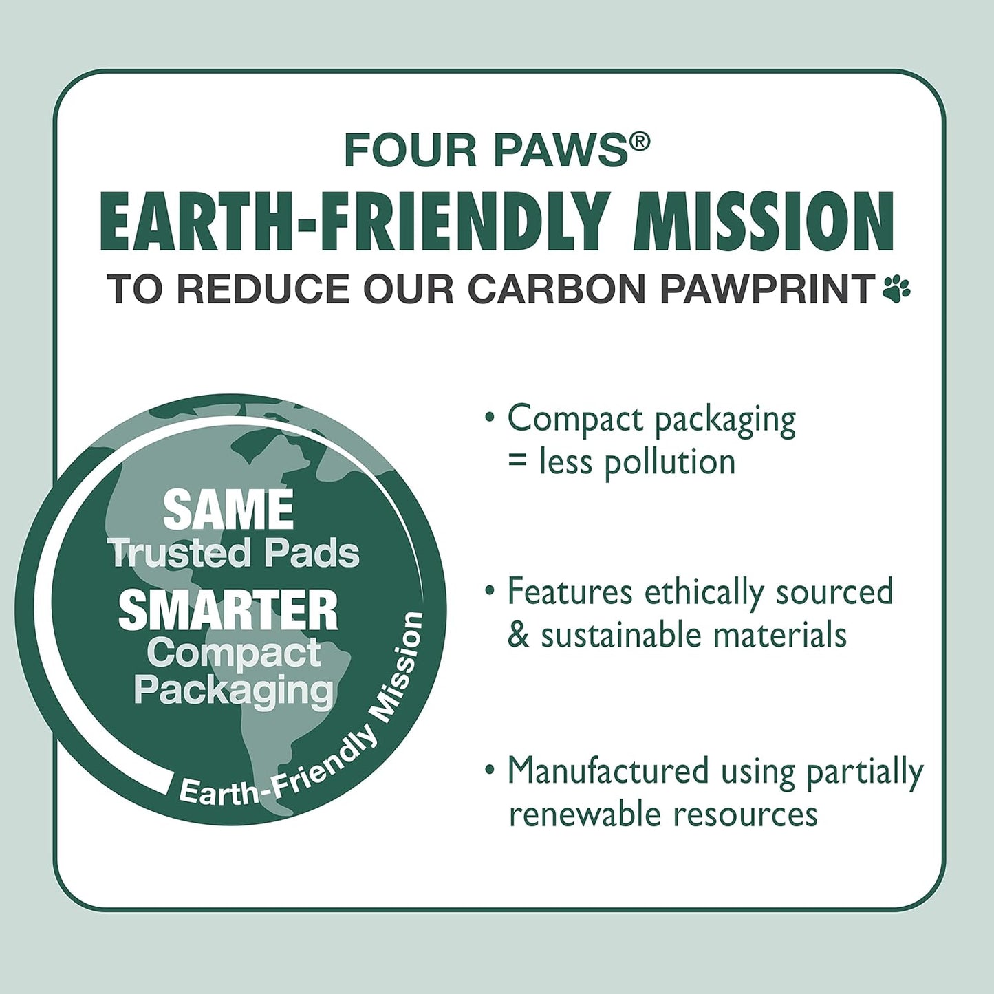 Four paws wee wee pads 50 count 22x23