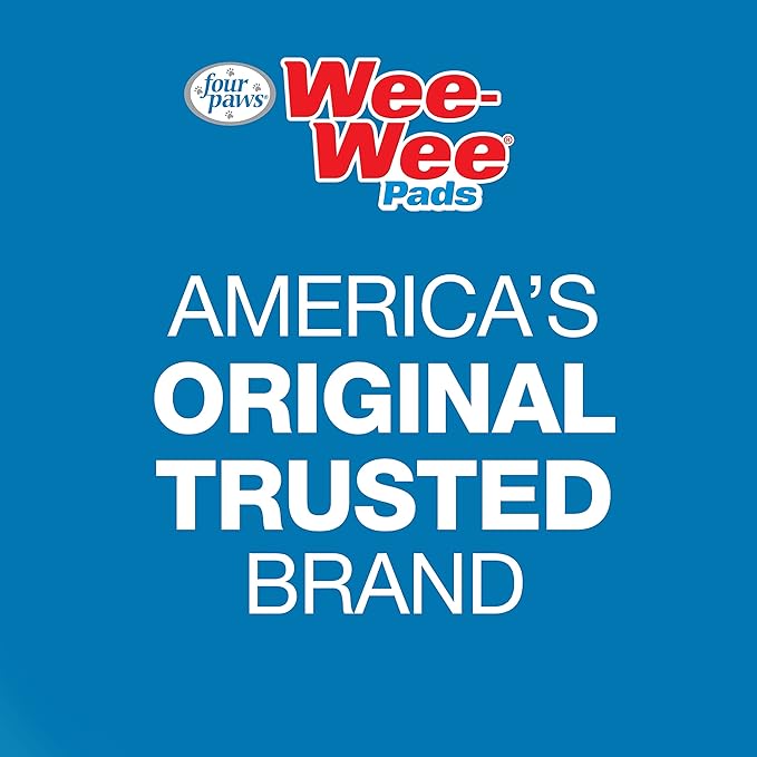 Four Paws Wee - Wee Ultimate Attractant Dog Pee Pads, 22 x 23 - in, Grass Scent, 10 count