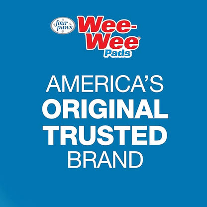 Four Paws Wee - Wee Ultimate Attractant Dog Pee Pads, 22 x 23 - in, Grass Scent, 10 count