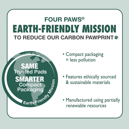 Four Paws Wee - Wee Ultimate Attractant Dog Pee Pads, 22 x 23 - in, Grass Scent, 10 count