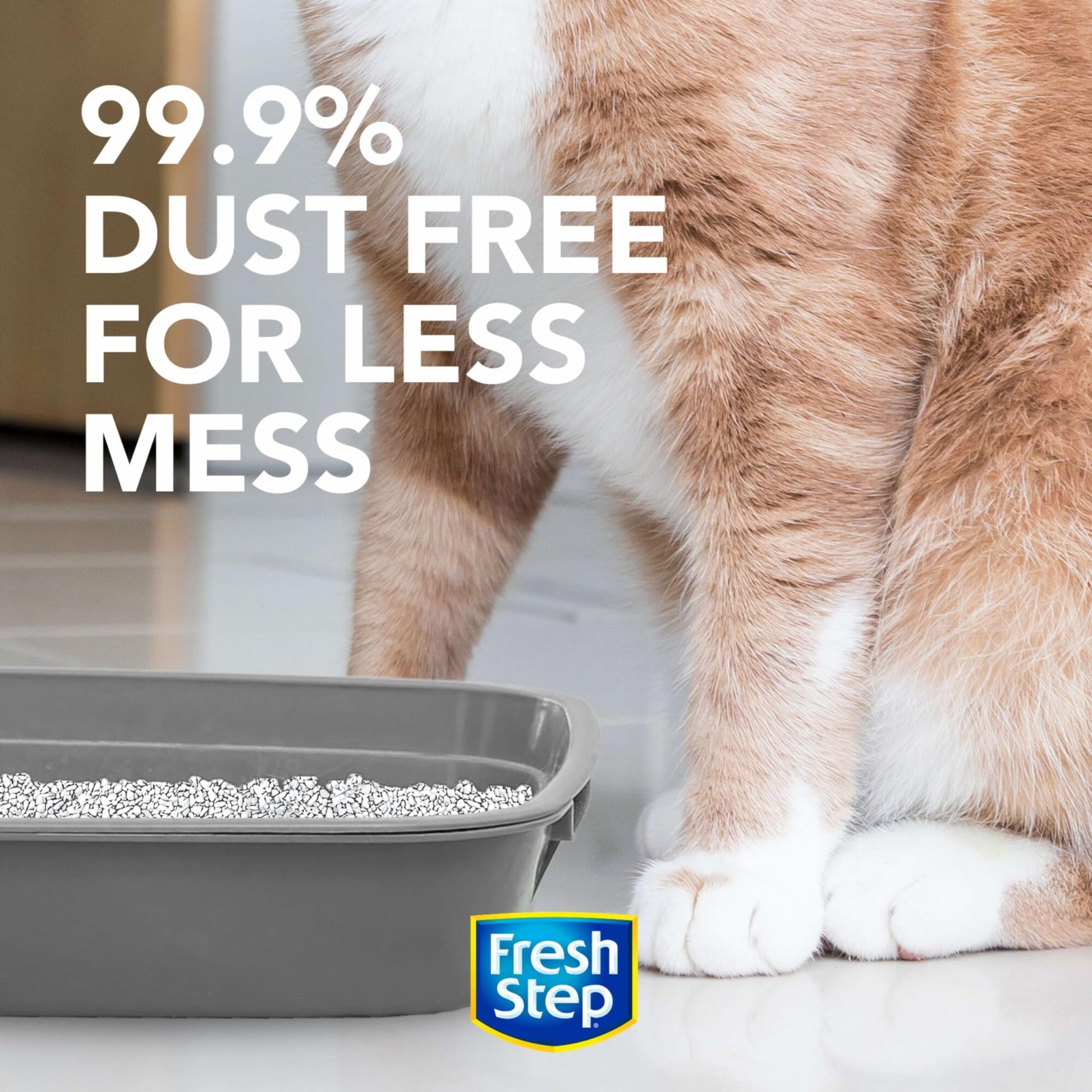 Fresh Step Clumping Cat Litter, Odor Shield With Febreze, 14 Lbs
