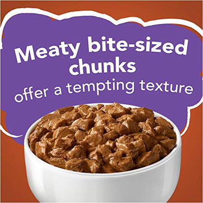 Friskies Purina Meaty Bits Adult Canned Wet Cat Food, Gourmet Grill Gravy, 5.5 Oz Can