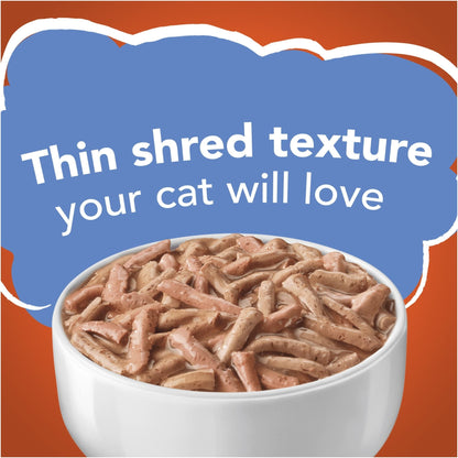 Friskies Shredded Chicken And Salmon In Gravy, 5.5 Oz