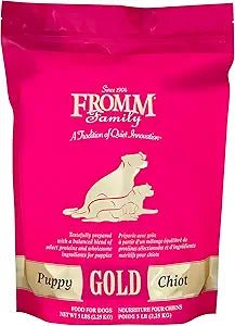 Fromm family gold puppy recipe food for dogs dry kibble 5lbs
