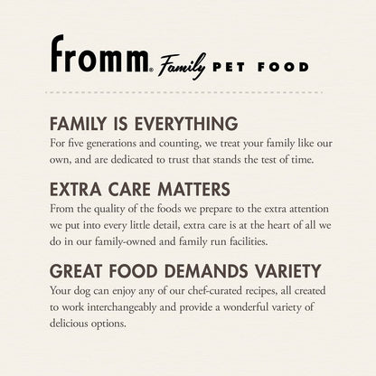Fromm Four - Star Nutritionals Chicken A La Veg Dog Food - Premium Dry Dog Food - 4 lb