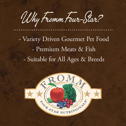 Fromm Four - Star Nutritionals, Grain - Free Salmon Tunachovy Dry Cat Food, 4Lb