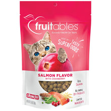 Fruitables Cat Crunchy Treats For Cats – Healthy Low Calorie Packed With Protein Free Of Wheat, Corn And Soy – Made With Real Salmon With Cranberry – 2.5 Ounces