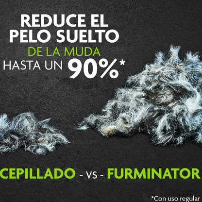 FURminator Undercoat Deshedding Tool for Dogs - Deshedding Brush for Dogs - Removes Loose Hair and Combats Dog Shedding - Blue - trimmer - 811794929268