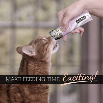 Fussie Cat Tuna with Chicken Purée 4 count single serve tubes