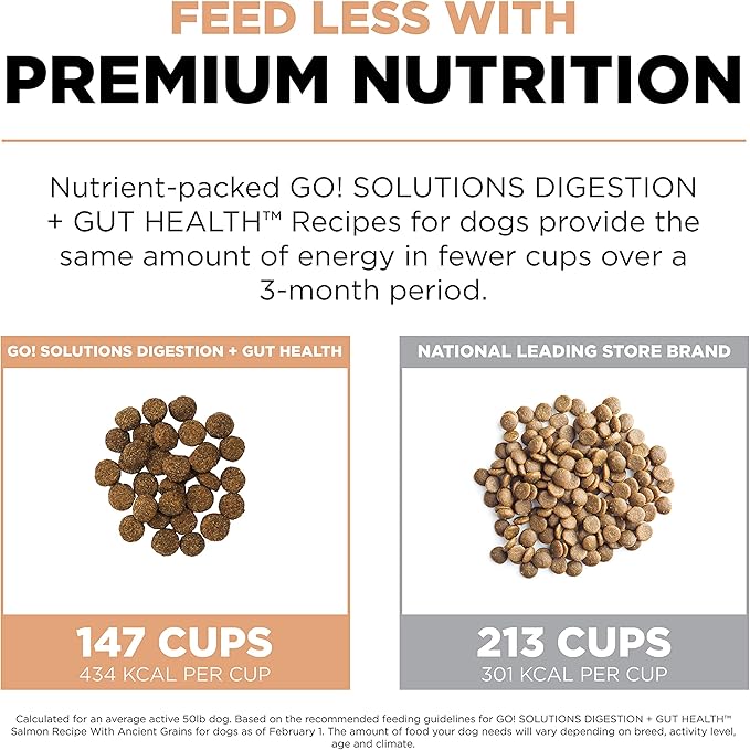 Go solutions digestion gut health salmon recipe with ancient grains 3.5 lbs