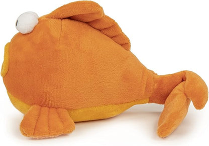 Godog action plush dog toy goldfish plush dog toy chewguard plush small medium sized plush