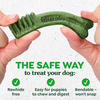 Greenies dental treats puppy 6 months 6 oz