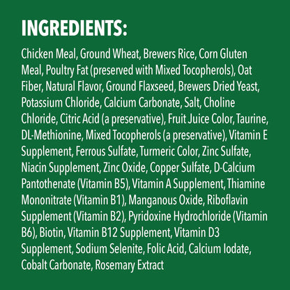 Greenies Feline Adult Dental Cat Treats, Oven Roasted Chicken Flavor, 9.75 oz. Tub