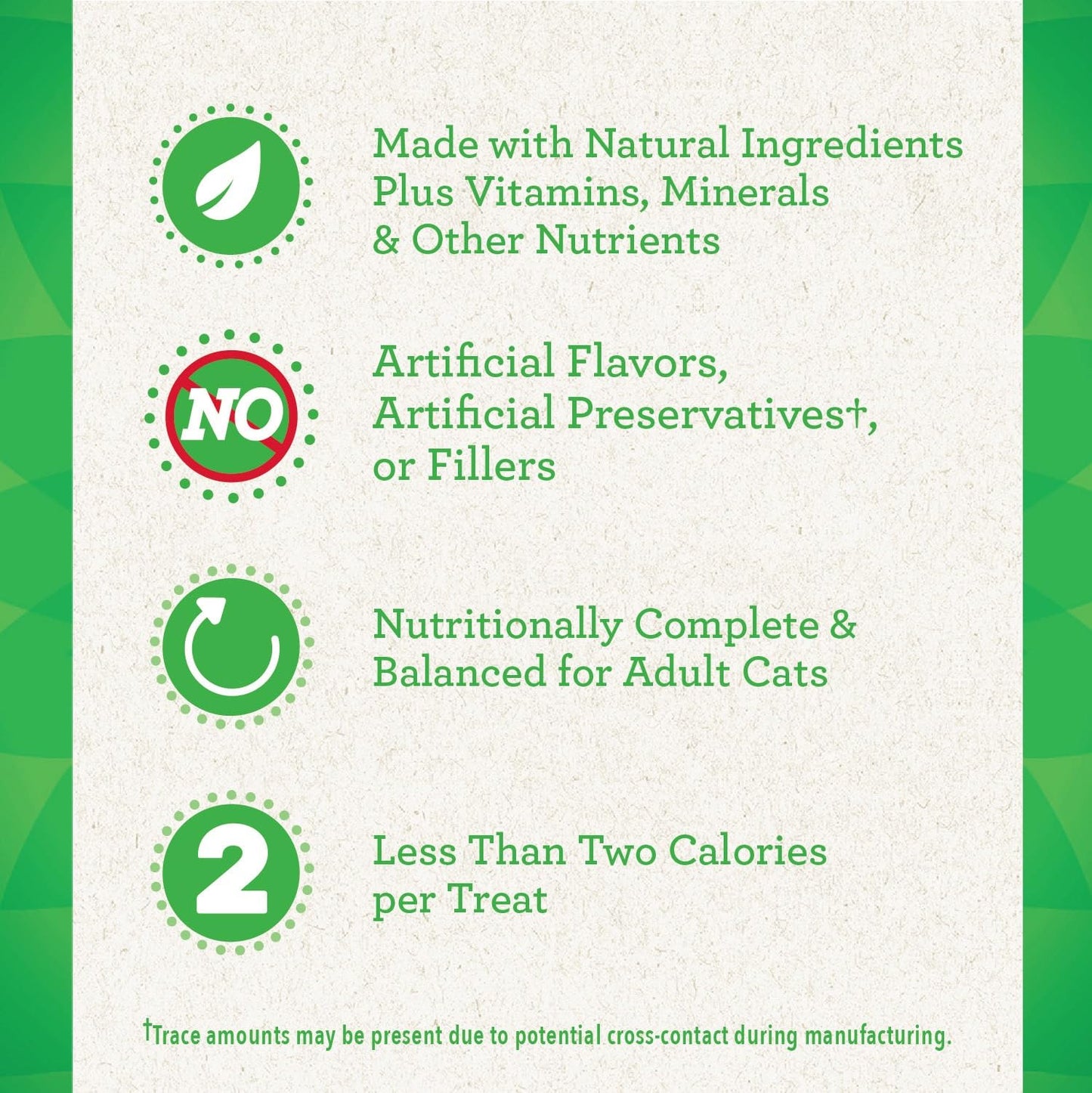 Greenies Feline Smartbites Skin & Fur Crunchy and Soft Natural Cat Treats, Salmon Flavor, 2.1 oz