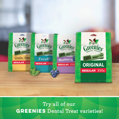 Greenies Original Large Natural Dental Care Dog Treats, 27 Oz. Pack (17 Treats)
