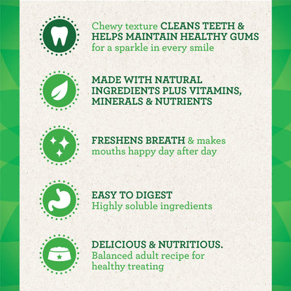 Greenies Petite Natural Dental Care Dog Treats, 36 oz. Variety Pack, 60 Total Treats(Pack of 1)