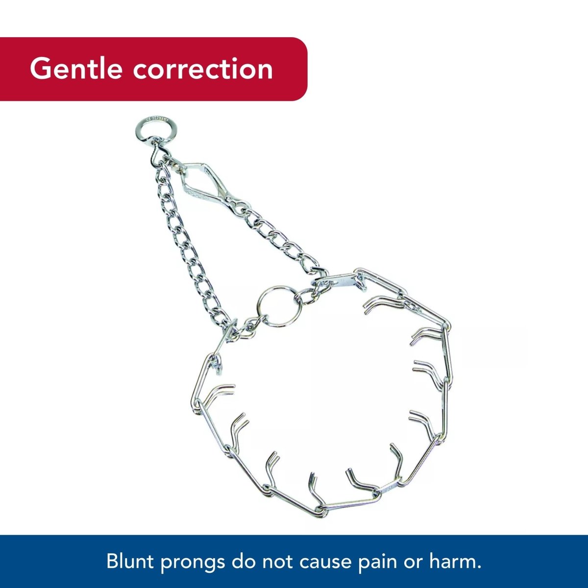 Herm Sprenger Pinch Dog Collar with Quick Release Snap Large - dog collar - 076484182204