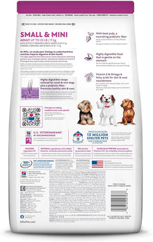 Hill's Science Diet Adult Sensitive Stomach & Sensitive Skin Small Breed & Mini Breed Chicken Recipe Dry Dog Food, 15 - lb bag