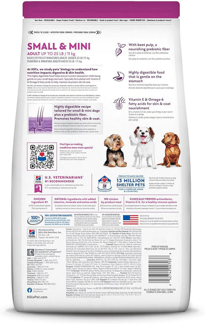 Hill's Science Diet Adult Sensitive Stomach & Sensitive Skin Small Breed & Mini Breed Chicken Recipe Dry Dog Food, 15 - lb bag