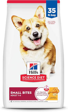 Hill's Science Diet Adult Small Bites Chicken & Barley Recipe Dry Dog Food, 35 - lb bag