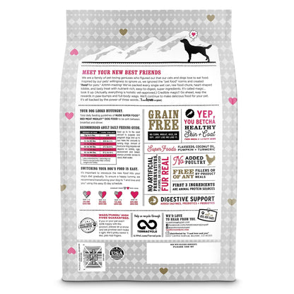 I and love and you Nude Super Food Dry Dog Food - Red Meat Medley - Prebiotic + Probiotic, Grain Free, Real Meat, No Fillers, 23lb Bag