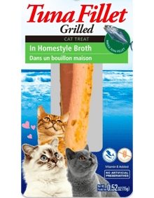 Inaba tuna fillet grilled cat treat homestyle broth 0.52oz