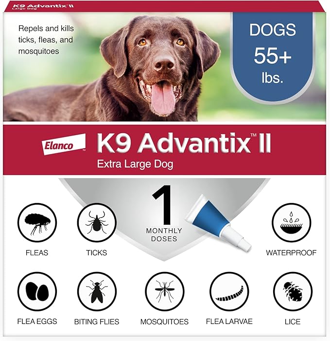K9 Advantix ll flee and tick 1 dose