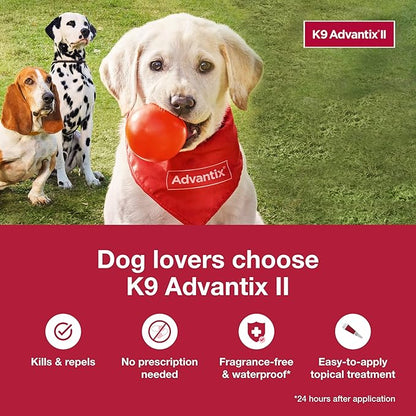 K9 Advantix ll flee and tick 1 dose