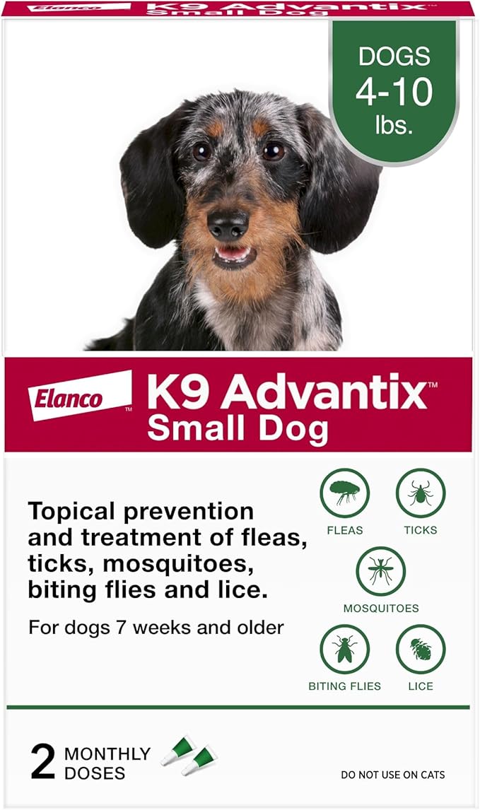 K9 advantix small dog topical flee and tick prevention and treatment