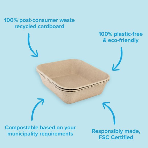 Kitty sift disposable litter box large