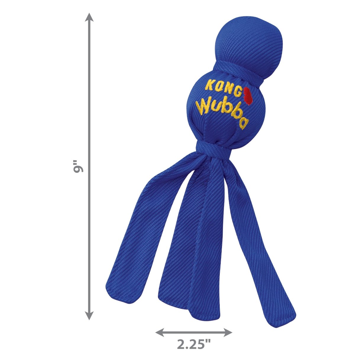 KONG - Wubba - Dog Tug of War and Fetch Toy (Assorted Colors) - Dog Toy for Small Dogs - 035585800028