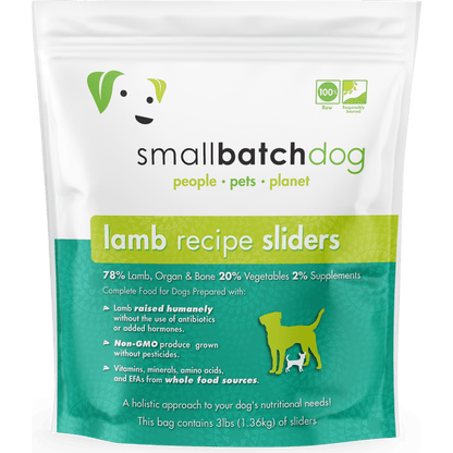 Lamb recipe sliders 3lbs smallbatchdog