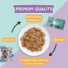 LOVE, NALA Natural Adult Cat Wet Food - Pate Tuna with Spinach Recipe - Grain Free - Added Minerals & Vitamins - 12 Pack - 2.4 lbs - cat food - 810113200231
