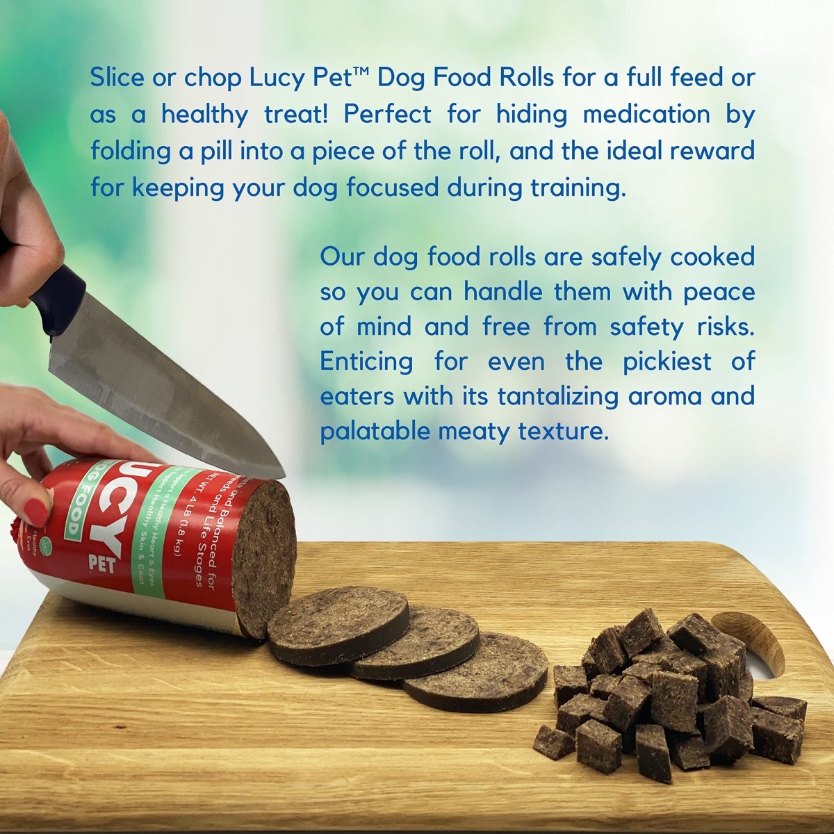 Lucy Pet Products Lucy Pet Beef Formula Dog Food Rolls - 850020456093