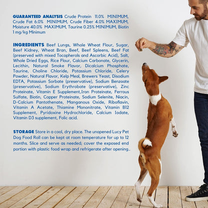 Lucy Pet Products Lucy Pet Beef Formula Dog Food Rolls - 850020456093