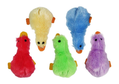 Multipet Duckworth Mini Plush Dog Toy, Assorted Colors, for small breeds - 784369377064
